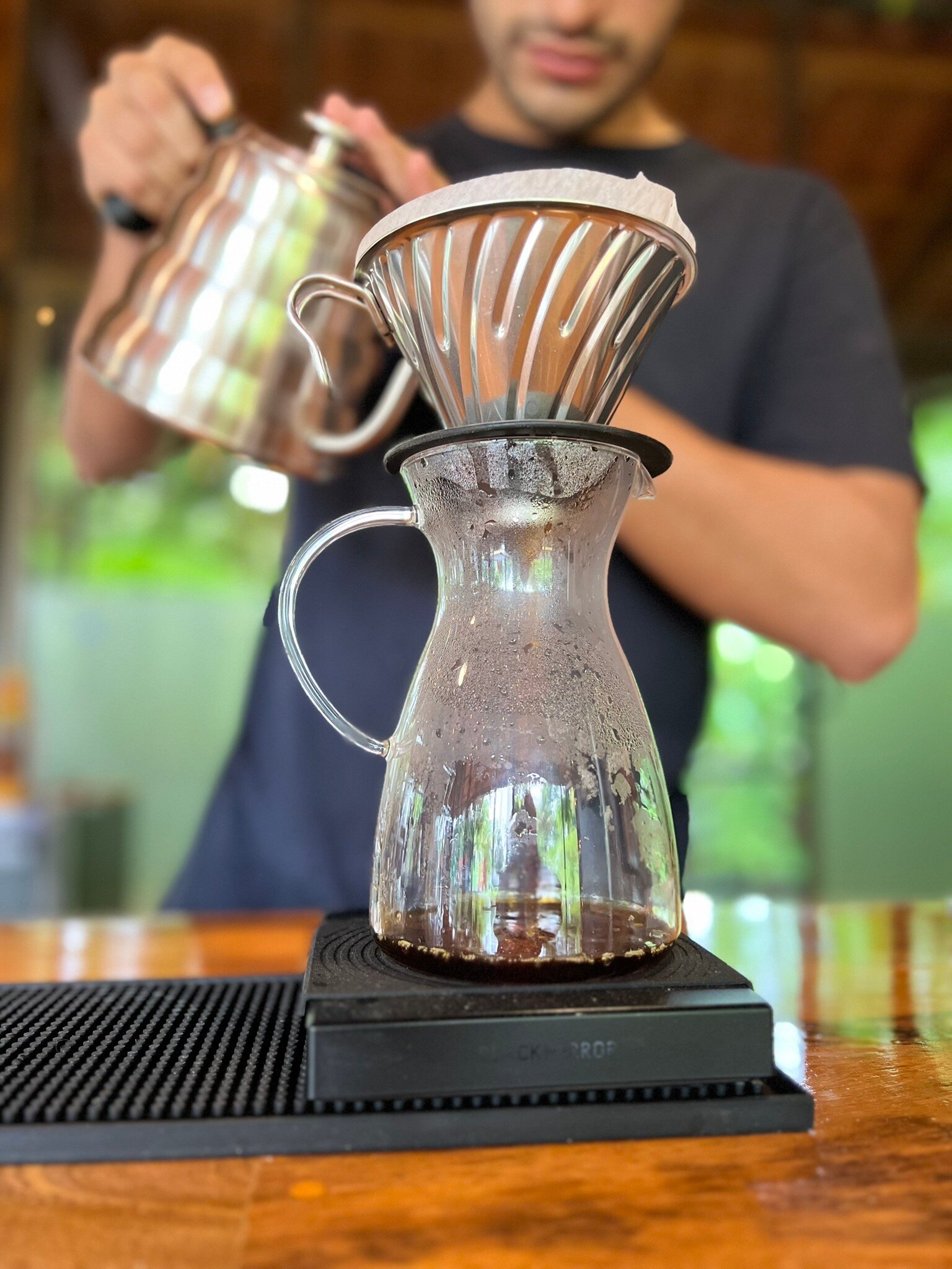 V60 pour over — served at VITA Cafe